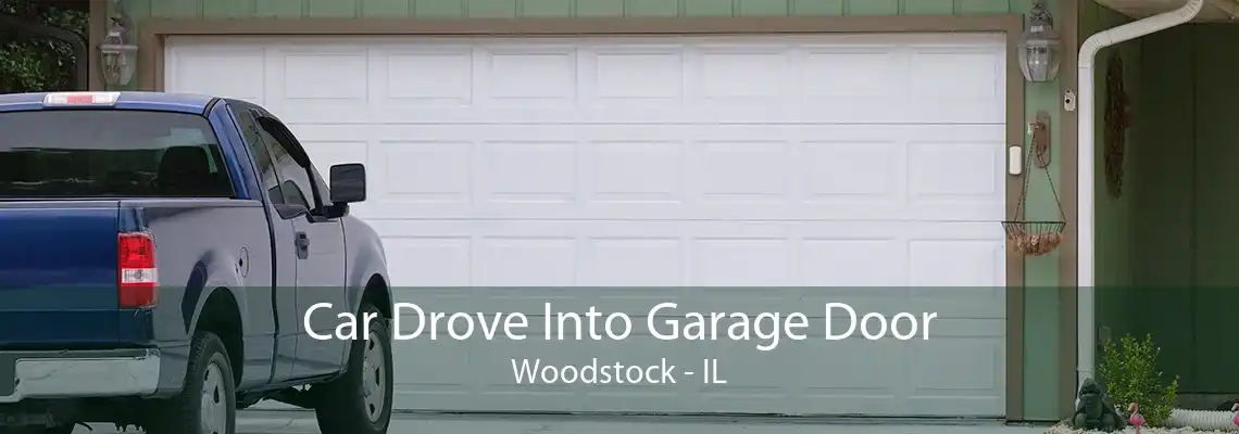 Car Drove Into Garage Door Woodstock - IL