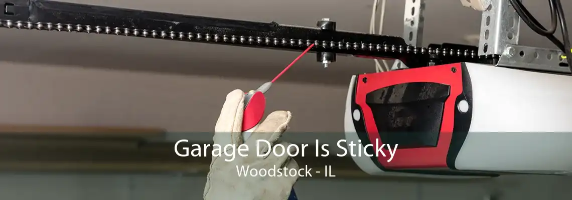 Garage Door Is Sticky Woodstock - IL