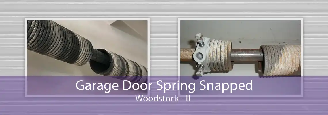 Garage Door Spring Snapped Woodstock - IL