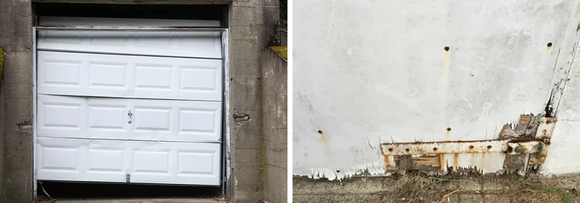 Rotten Commercial Garage Door Repair in Woodstock, IL