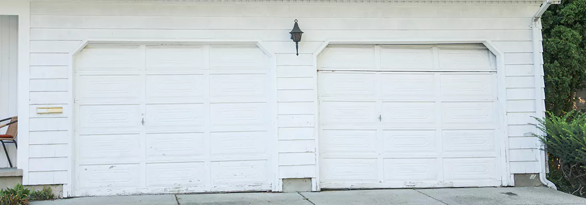 Roller Garage Door Dropped Down Replacement in Woodstock, IL