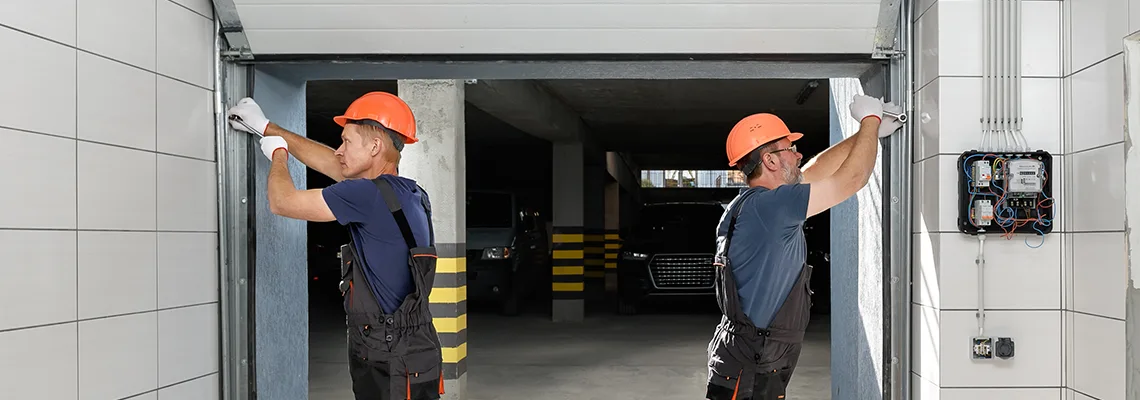 Wooden Garage Door Frame Repair in Woodstock, Illinois